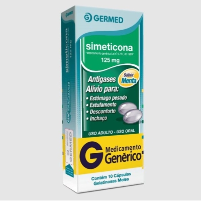 Simeticona 125mg 10cpr germed,