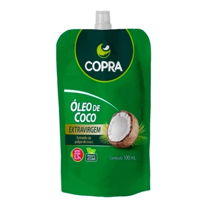 Oleo coco extra virgem pouch copra 100ml