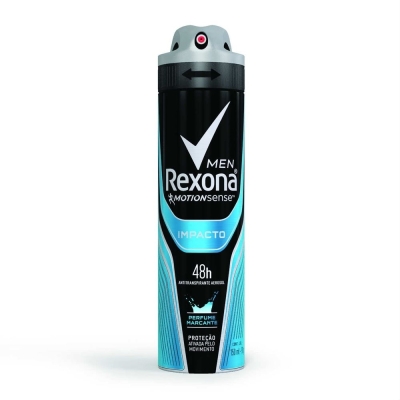 Desodorante antitranspirante aerosol rexona men impacto 150ml