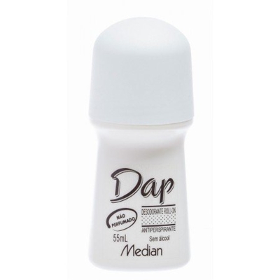 Desodorante Median Dap sem perfume, roll-on, 1 unidade com 55mL