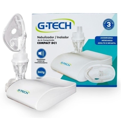 Nebulizador e inalador g-tech compact dc1