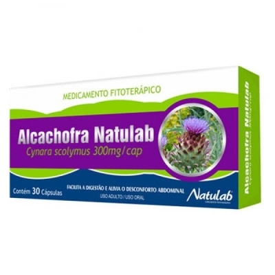 Alcachofra 30cpr natulab,