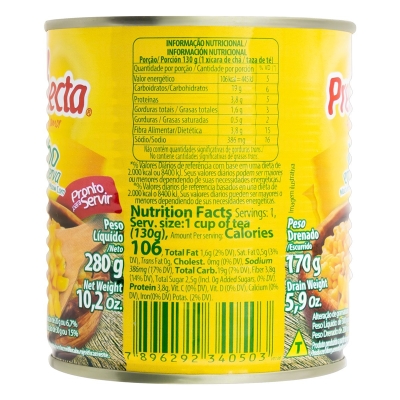 Milho Verde Predilecta Lata 170 Gr 