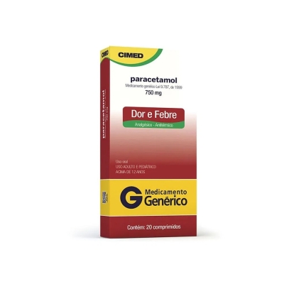 Paracetamol 750mg 10cpr cimed