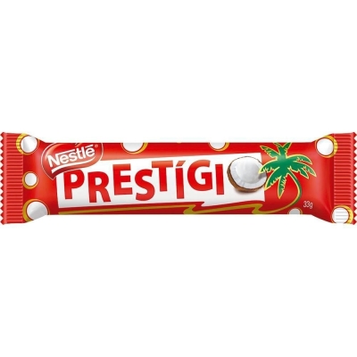 Chocolate Prestigio tradicional, 1 unidade com 33g