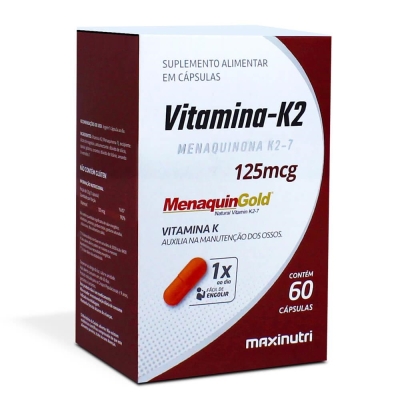 Vitamina K2 Maxinutri Caixa Com 60 Cápsulas