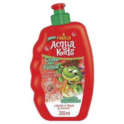 Creme de Pentear acqua Kids Lisos e Finos 250mL