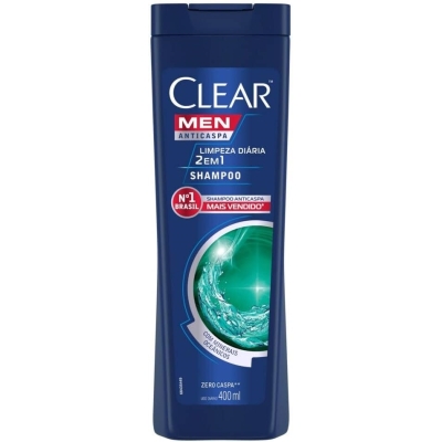 Sh clear men 2x1 limp diaria 400ml