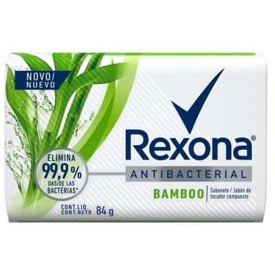 Sabonete Rexona bamboo fresh, barra, 1 unidade com 84g