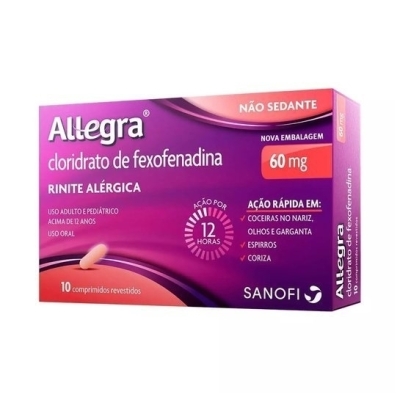 Allegra 60mg 10 comprimidos (fexofenadina)