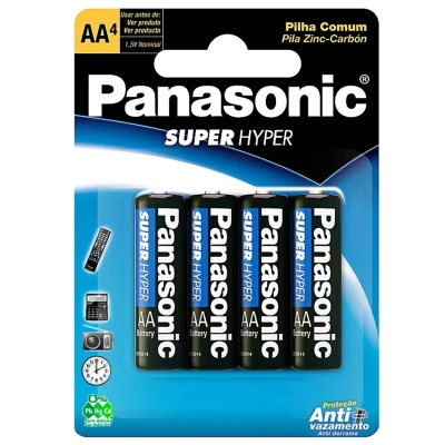 Pilha Panasonic Aa C/4 