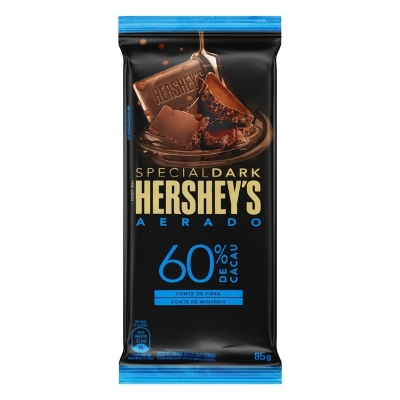 Choc Hersheys Special Dark 60% Aerado 85Gr 