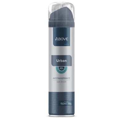 Desodorante antitranspirante above Men urban, aerossol com 150mL