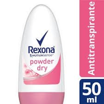 Desodorante antitranspirante Feminino Rexona Motionsense powder dry, roll-on, 1 unidade com 50mL