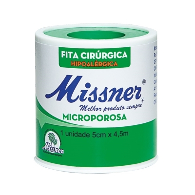 Fita Cirúrgica Microporosa Missner 5,0cmx4,5m