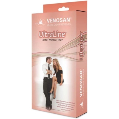 Meia venosan ultraline 4000 comp 30-40 ad g pe aberto bege 