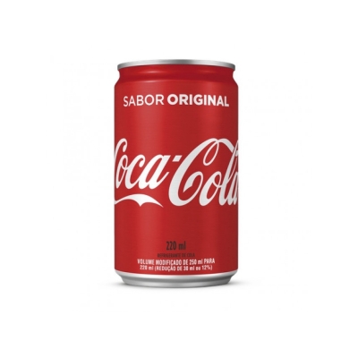 Refrigerante coca cola mini lata 220ml