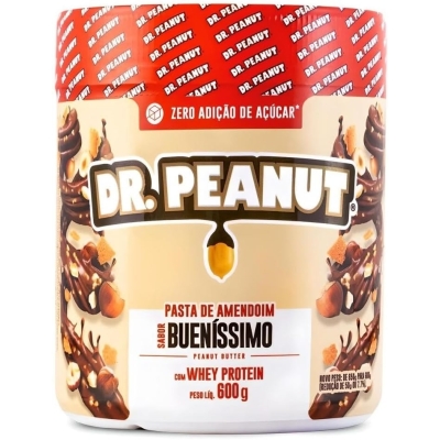 Pasta de amendoin dr peanut buenissimo 600g