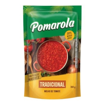 Molho pomarola sache trad 320g 