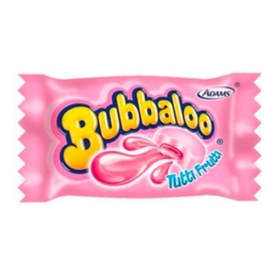 Chiclete bubbaloo tutti frutti 1un 