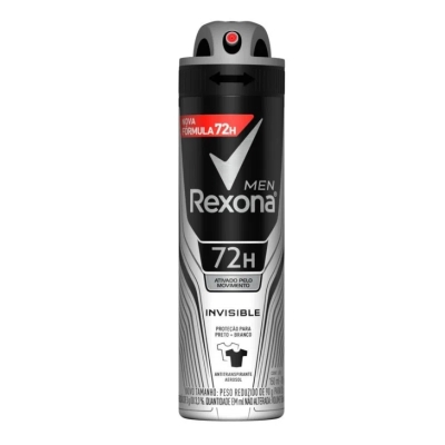 Desodorante antitranspirante aerosol rexona men invisible 150ml