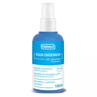 Agua oxigenada em spray farmax 10 volumes 100ml