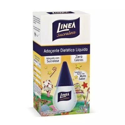 Adocante Linea Sucralose liquido, 1 unidade com 25mL