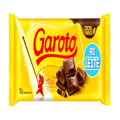 Chocolate garoto ao leite 80g