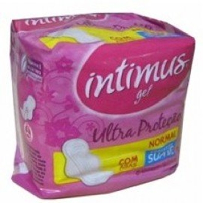 Absorvente intimus tripla protecao cobertura extra suave com abas 8 unidades