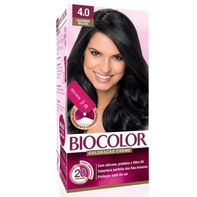 Tintura em creme biocolor mini kit castanho medio 4.0