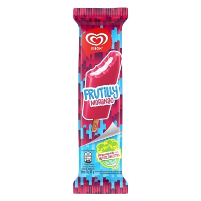 Sorvete Kibon Frutilly morango, picole com 40g