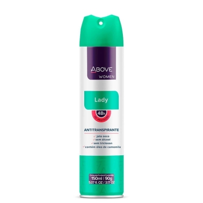 Desodorante above aero lady 150ml ,