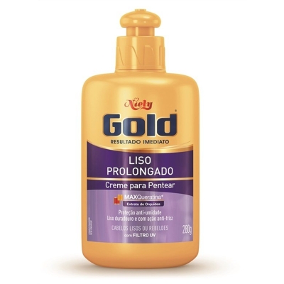 Creme de Pentear niely Gold Liso Pleno 250g