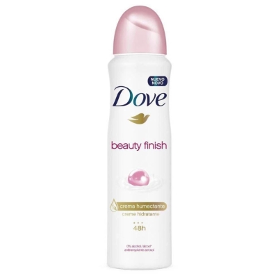 Desodorante antitranspirante aerosol dove beauty finish 150ml