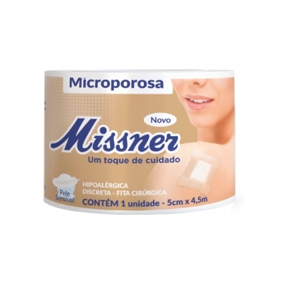 Esparadrapo Missner Microporosa Bege 5x4.5cm